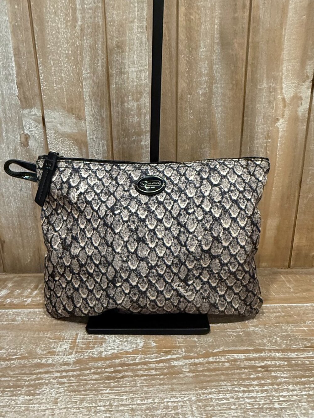 COACH GETAWAY SIGNATURE NYLON PACKABLE WEEKENDER TOTE BAG & POUCH Travel New - Picture 13 of 15